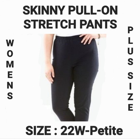 Skinny Pull-on Stretch Pants - Picture 1 of 4